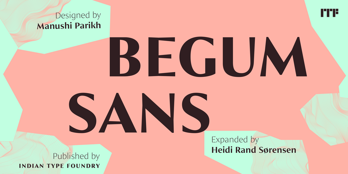 Пример шрифта Begum Sans #1